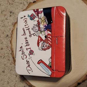 Brighton Dear Santa Black & Red Jewelry Case